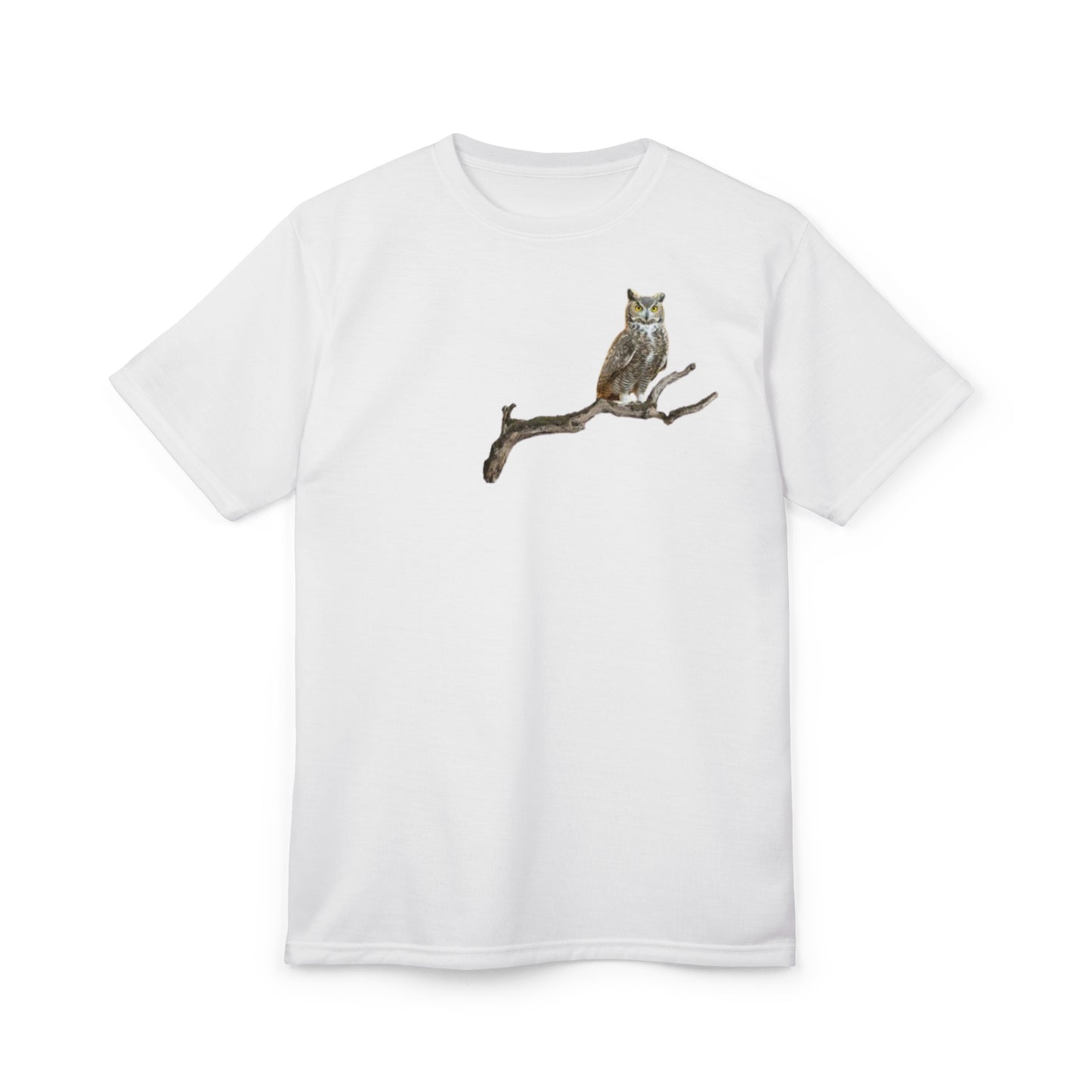 Owl Branch Unisex Tee - Nature Inspired Design for Wildlife Lovers