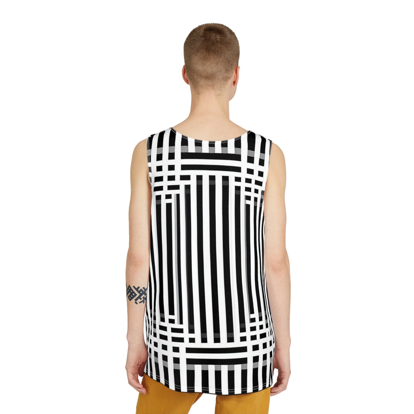 Owl's Vue stripe print Tanktop