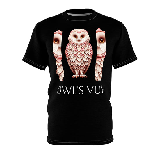 Owl's Vue Unisex Tee - Artistic Owl Design for Nature Lovers