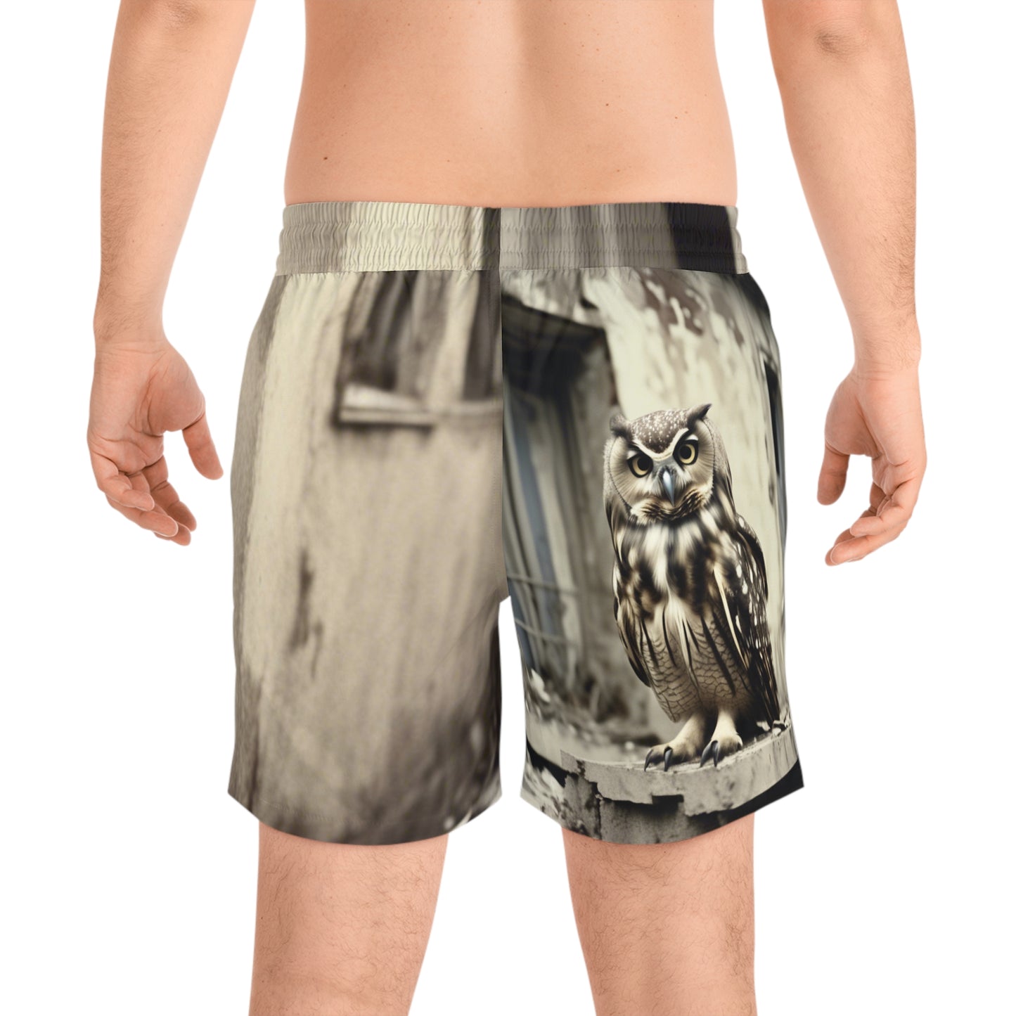 Owl's Vue print Summer Shorts