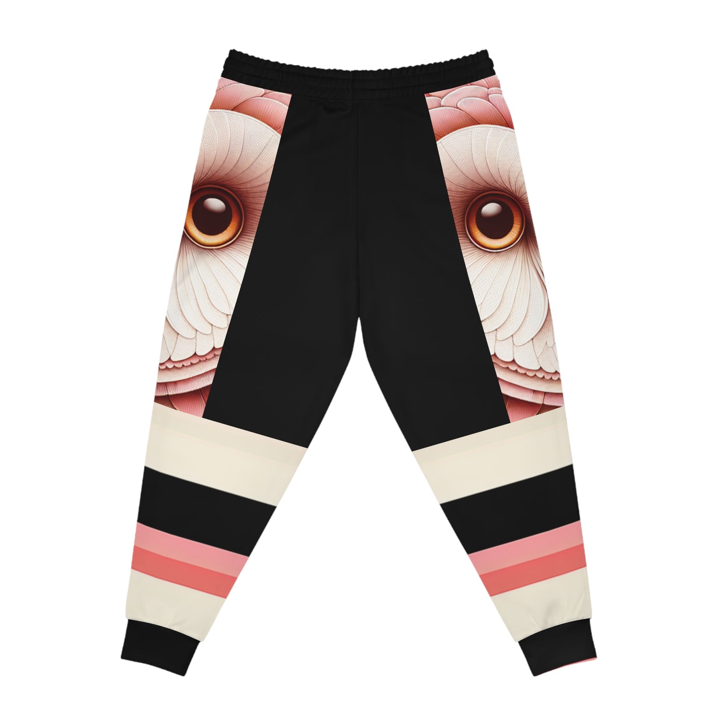 Cozy Owl Graphic Athletic Joggers for Relaxation & Fitness