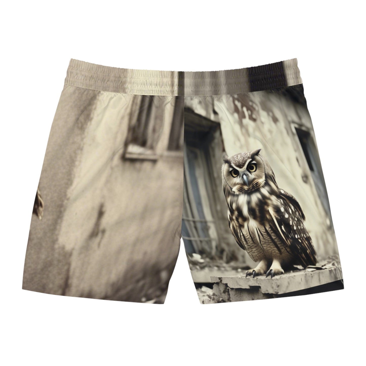 Owl's Vue print Summer Shorts